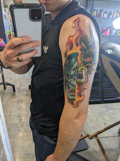 Explore spina bifida tattoo ideas, creative tattoo ideas in Oklahoma City, available at Conquest Tattoo