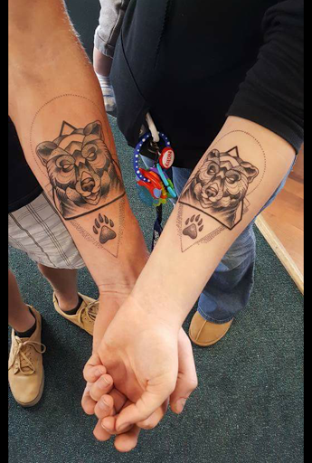 Explore tricep tattoo ideas for guys, creative tattoo ideas in Stockton, available at THE PIRATES LOUNGE TATTOO PARLOR