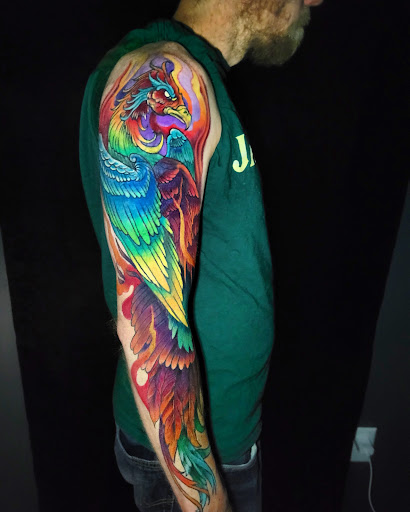 Explore dory tattoo ideas, creative tattoo ideas in Buford, available at Inked Arts Tattoo Studio
