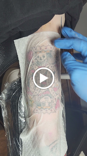 Explore gundam tattoo ideas, creative tattoo ideas in Lexington, available at Tempest Tattoo Studio