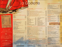 Menu du La Goélette - Crêperie Moulerie à Perros-Guirec