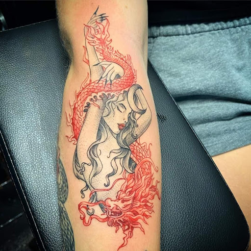 Explore female finger tattoo ideas, creative tattoo ideas in Clinton Township, available at Ink Spot Tattoos