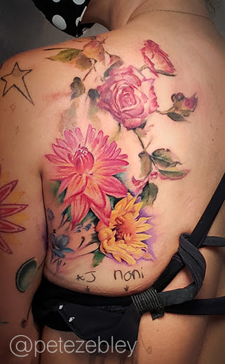Explore fighting rooster tattoo ideas, creative tattoo ideas in Philadelphia, available at Central Tattoo Studio
