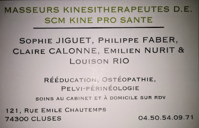 Cabinet de kinésithérapie à Cluses