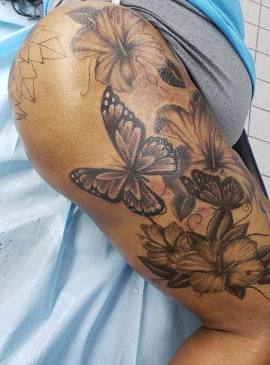 Explore optical illusion tattoo ideas, creative tattoo ideas in Houston, available at 333 Tattoo Studio HTX