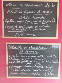 Restaurant Lou Castagné à Cachen (le menu)