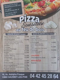 Menu / carte de Rôtisserie Pizzeria 