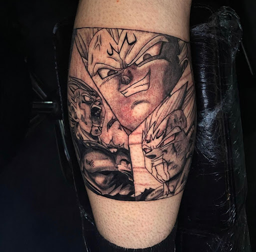 Explore neon genesis evangelion tattoo ideas, creative tattoo ideas in Dallas, available at Sinners Tattoo Studio and Supply