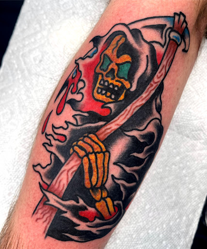 Explore elemental tattoo ideas, creative tattoo ideas in Johnson City, available at Gold Cross Tattoo Co.