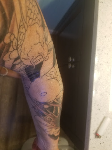 Explore watermelon tattoo ideas, creative tattoo ideas in Myrtle Beach, available at Pitbull Tattoo and Piercing Clinic