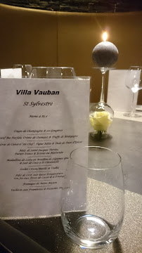 Villa Vauban à Dijon menu