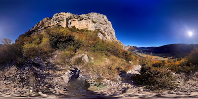 Site d'escalade - Saint Auban - Secteur à Lolo - Les grands piliers à Saint-Auban