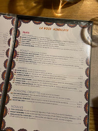 Restaurant népalais La Voie Himalaya à Lyon (la carte)