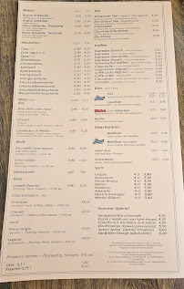 Menu du Spaghetteria Orlando à Bamberg