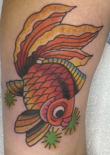 Explore blue jay tattoo ideas, creative tattoo ideas in Boston, available at Good Faith Tattoos