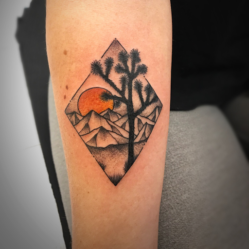Explore four leaf clover tattoo ideas, creative tattoo ideas in Twentynine Palms, available at Hilltop Tattoo Company