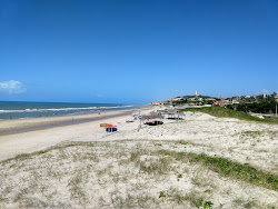 Photo de Plage de Morro Branco avec rivage droit, long