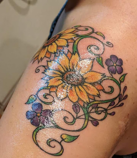 Explore chicken tattoo ideas, creative tattoo ideas in Ridge, available at Masquerade Tattoo Shop