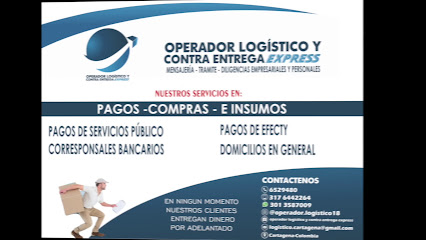 Operador Logistico y Contra Entrega Express Cartagena