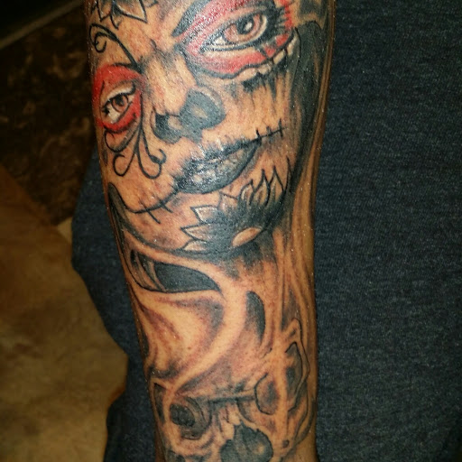 Explore mamma mia tattoo ideas, creative tattoo ideas in Sunbury, available at Axonic Inkworks Custom Tattoo Studio