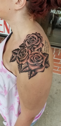 Explore yoda tattoo ideas, creative tattoo ideas in Lagrangeville, available at Black Cherry Tattoo Studio NY