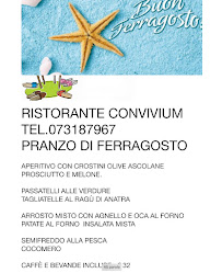 Menu / carte de Pizzeria Ristorante Convivium à Serra de' Conti