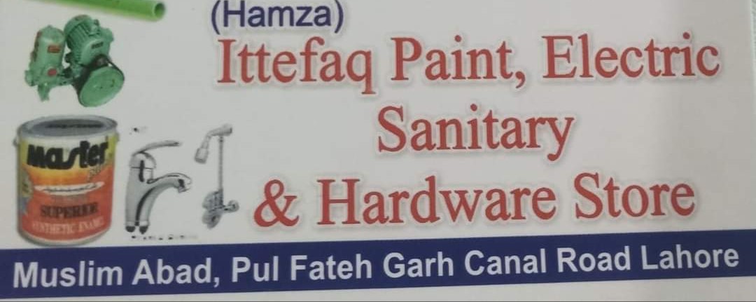 Hamza Ittefaq paint electric sanitary and hardware store