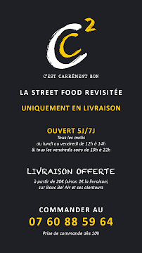 C² à Bouc-Bel-Air menu