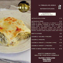 Ristorante Pizzeria La Terrazza sul Borgo à Montecatini Val di Cecina menu