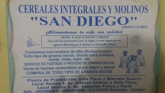 Cereales Integrales "San Diego" - Tienda de ultramarinos