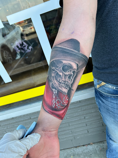 Explore behind the ear tattoo ideas for guys, creative tattoo ideas in Spokane, available at DZ INK TATTOO PARLOR