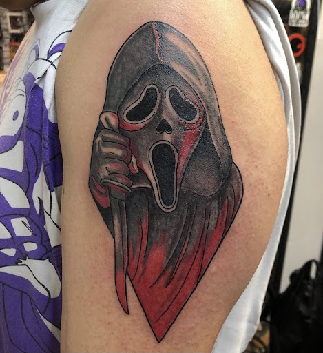 Explore scary tattoo ideas, creative tattoo ideas in Alamosa, available at The Shop Tattoo & Comics