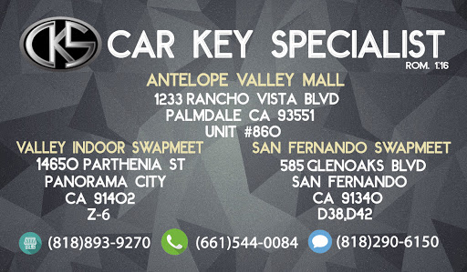 Key Duplication Service «Car Key Specialist Inc», reviews and photos, 14650 Parthenia St, Panorama City, CA 91402, USA