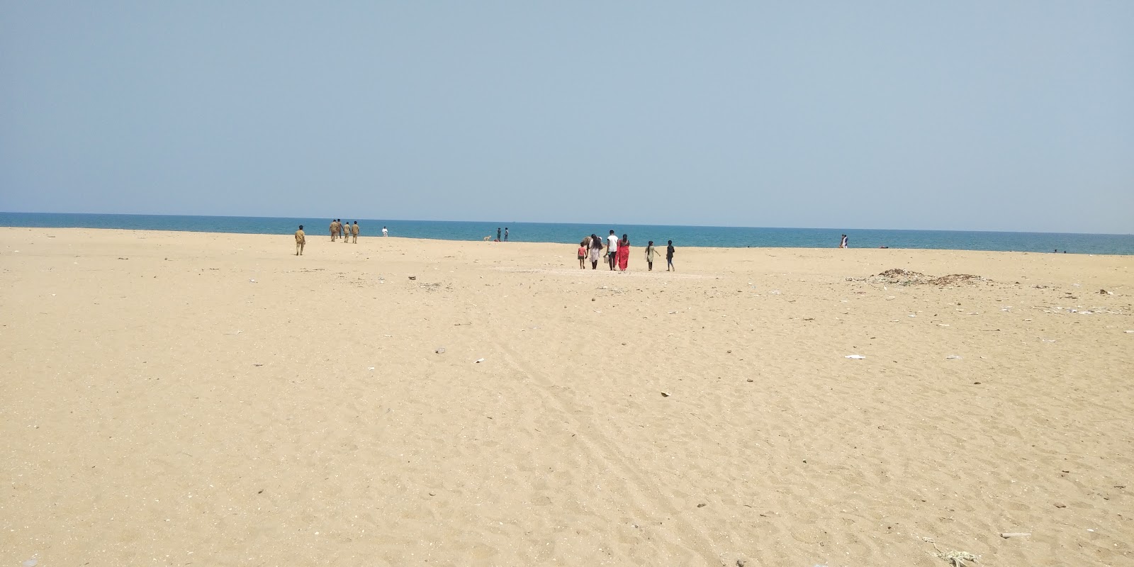 Foto von Pazhaverkadu Beach wilde gegend