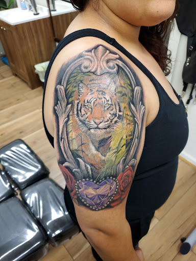 Explore tattoo ideas from books, creative tattoo ideas in Fresno, available at Happy Client Tattoo