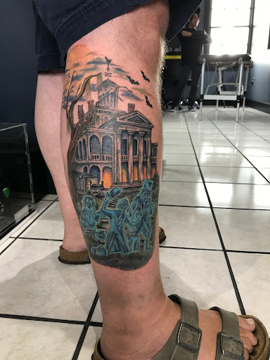 Explore mens side tattoo ideas, creative tattoo ideas in Waterbury, available at Electric Radish Tattoo LLC