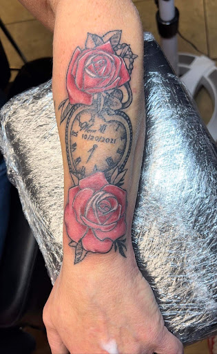 Explore corpse bride tattoo ideas, creative tattoo ideas in Puyallup, available at Get Right Studios