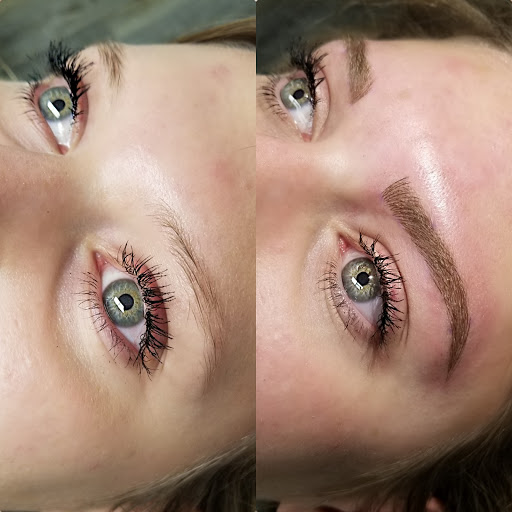 Explore back of the thigh tattoo ideas, creative tattoo ideas in Peoria Heights, available at BeautiFULL Brows By Jen Microblading - Permanent Makeup Wild Honey Beauty Studio