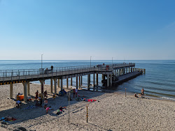 Foto van Chlopy Beach met hoog niveau van netheid
