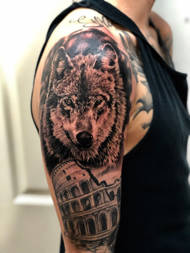 Explore year of the dragon tattoo ideas, creative tattoo ideas in Saint Petersburg, available at Cthulhu Tattoo & Body Piercing