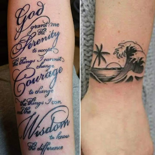 Find simple heart tattoo ideas for your next unique tattoo in Elko at Tom Custom Tattoos and Body Piercing Studio