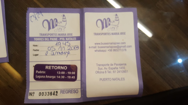 Opiniones de Mjbus_ en Natales - Servicio de transporte