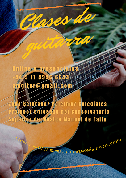 Clases de Guitarra en Palermo Belgrano Colegiales
