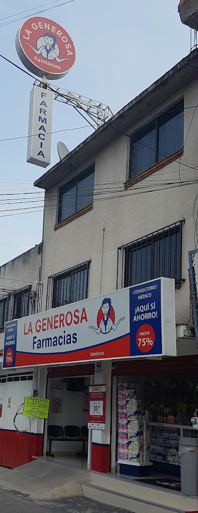 Farmacias La Generosa Calle Cerro De Las Cruces 91, Valle Dorado, Hab Los Pirules, 54020 Tlalnepantla De Baz, Méx. Mexico