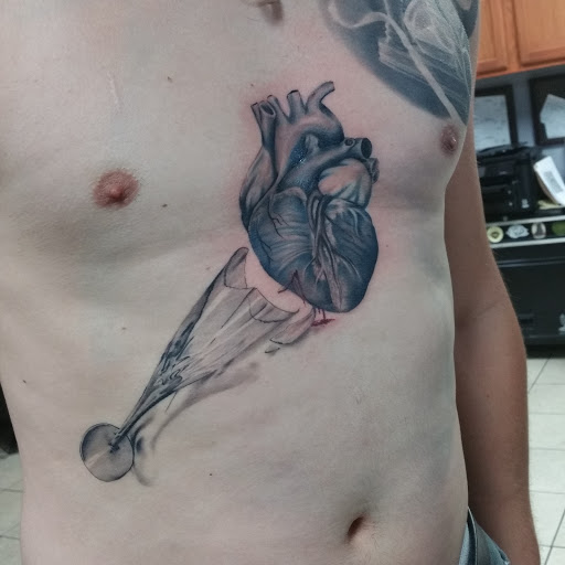 Explore one of one tattoo ideas, creative tattoo ideas in Tampa, available at Art Explosion Tattoos