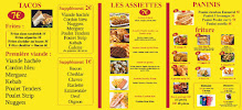 Restaurant de hamburgers Laurent Burger à Royan (le menu)