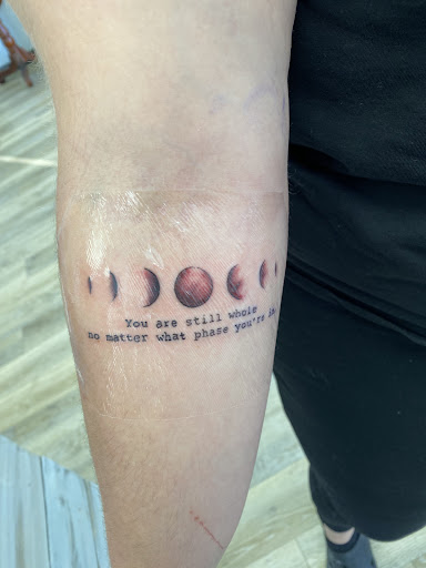 Explore gangsta tattoo sleeve ideas, creative tattoo ideas in Loganville, available at Blue Siren Tattoos