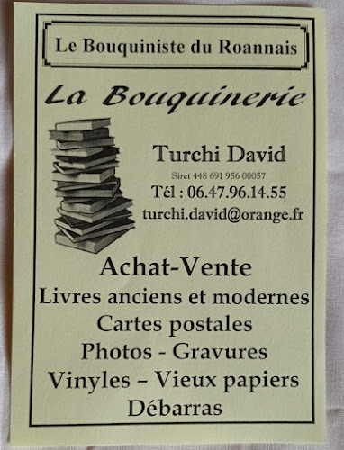 Librairie de livres d'occasion La Bouquinerie Roanne