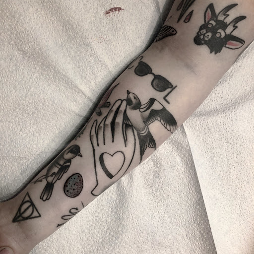 Explore gambit tattoo ideas, creative tattoo ideas in San Francisco, available at Two Cranes Tattoo