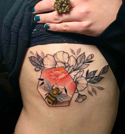 Explore under chin tattoo ideas, creative tattoo ideas in Apple Valley, available at Klassic tattoo